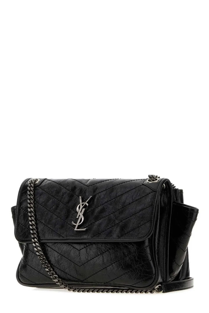 SAINT LAURENT - NIKI TRIPOUCH en cuir vintage