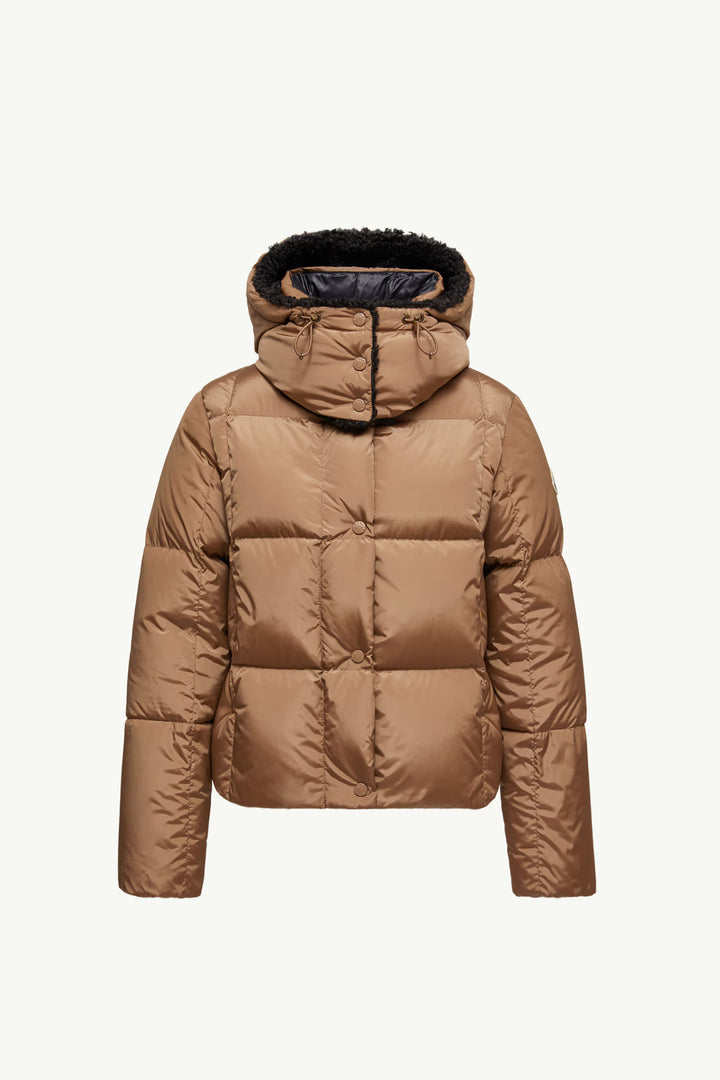MONCLER - Doudoune à matelassage carré à capuche Castelnou