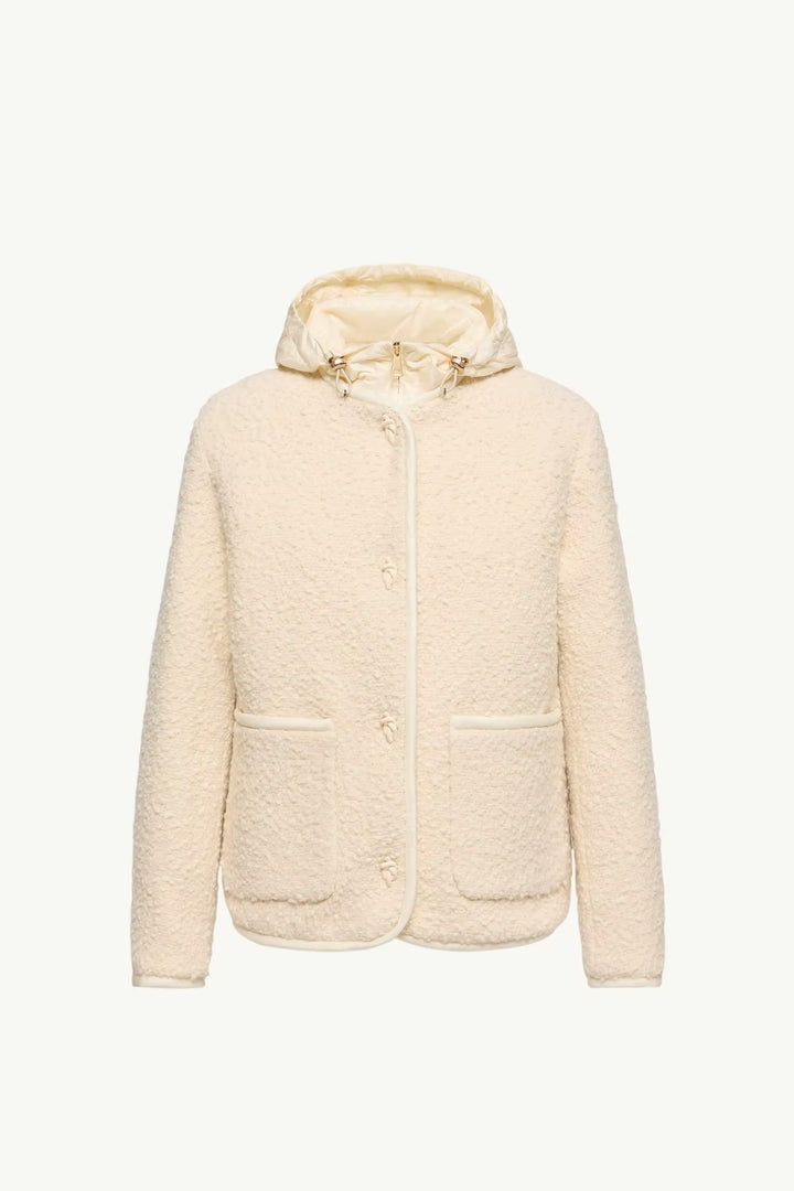 MONCLER Doudoune courte 3-en-1 en laine et coton Hylesine