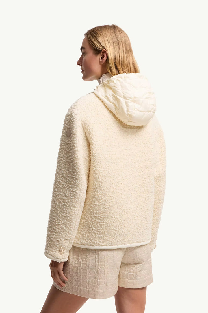 MONCLER Doudoune courte 3-en-1 en laine et coton Hylesine