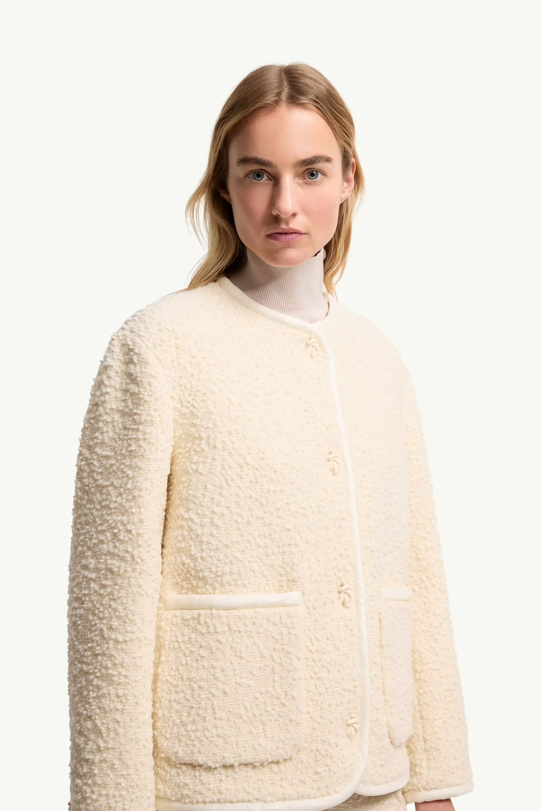 MONCLER Doudoune courte 3-en-1 en laine et coton Hylesine