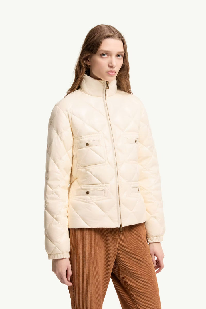 MONCLER Doudoune courte Lavaret en nylon laqué