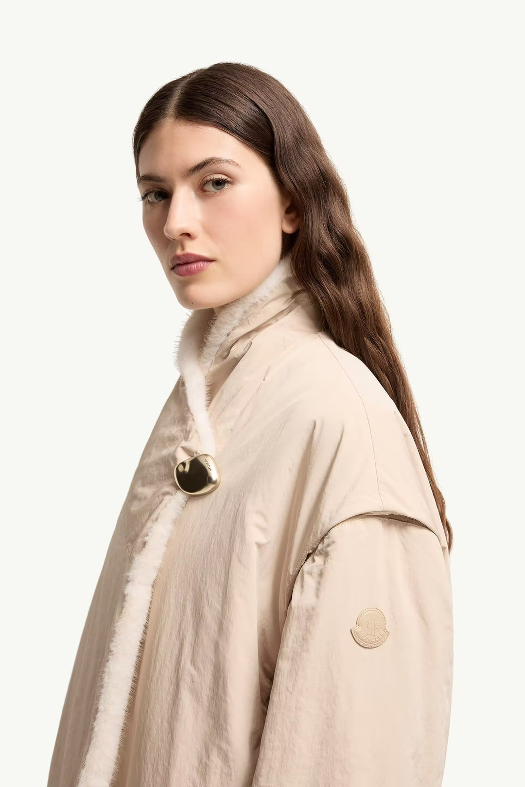 MONCLER Doudoune réversible 2-en-1 Chardonneret en teddy