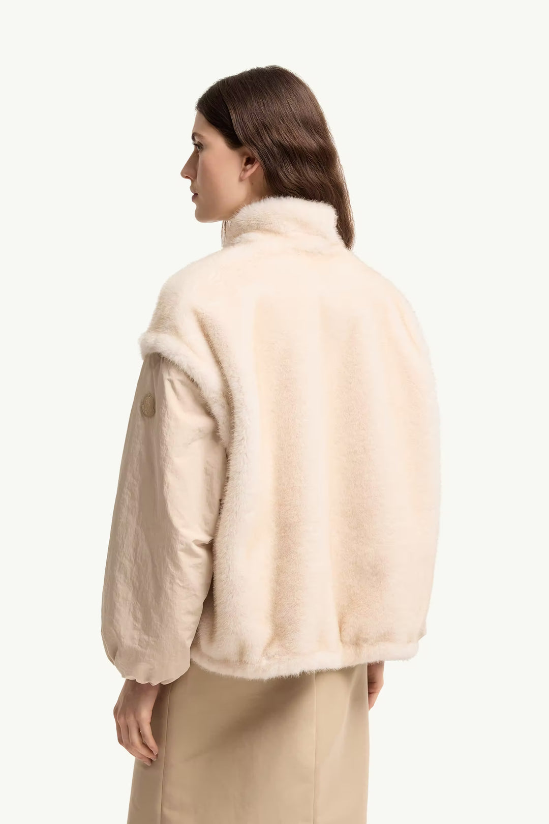 MONCLER Doudoune réversible 2-en-1 Chardonneret en teddy