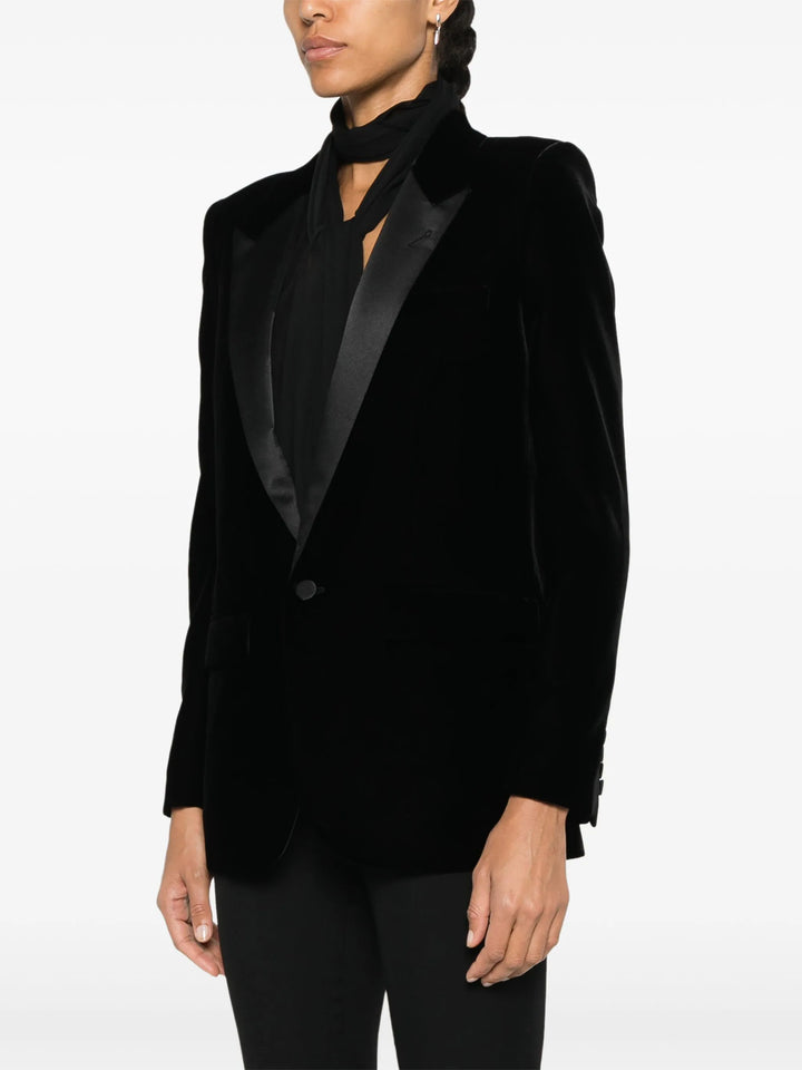 SAINT LAURENT - VESTE DE SMOKING EN VELOURS