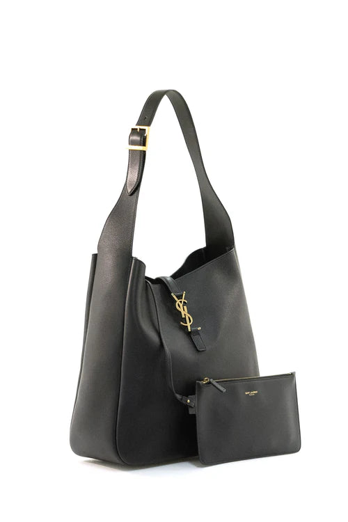 SAINT LAURENT - Le 5 à 7 large souple en cuir grainé