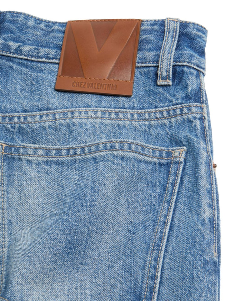 VALENTINO - JEAN À BRODERIES