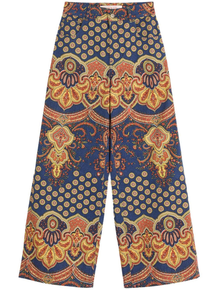 VALENTINO - JEAN À MOTIFS