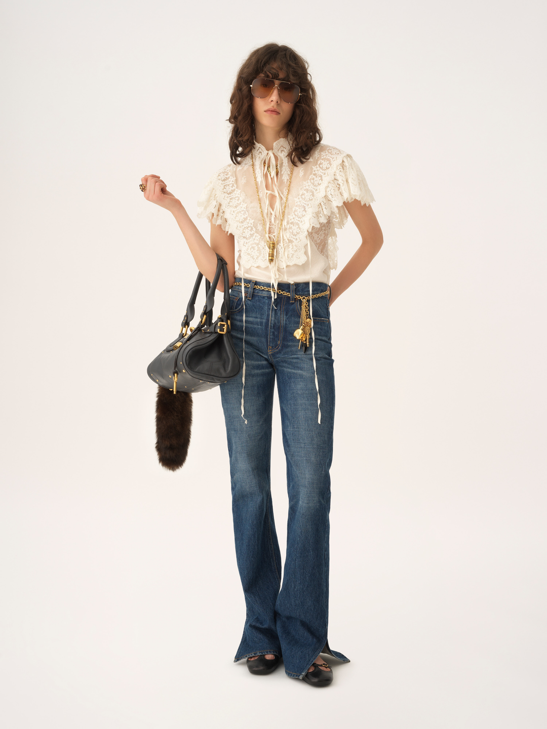 CHLOE - Jean droit en denim