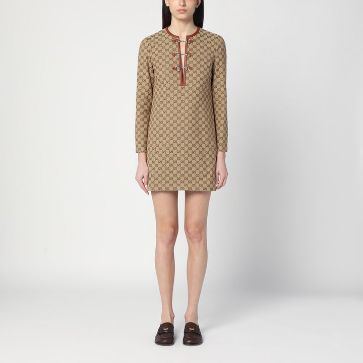 GUCCI - Robe en toile GG+