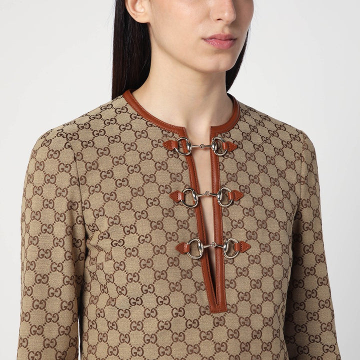 GUCCI - Robe en toile GG+
