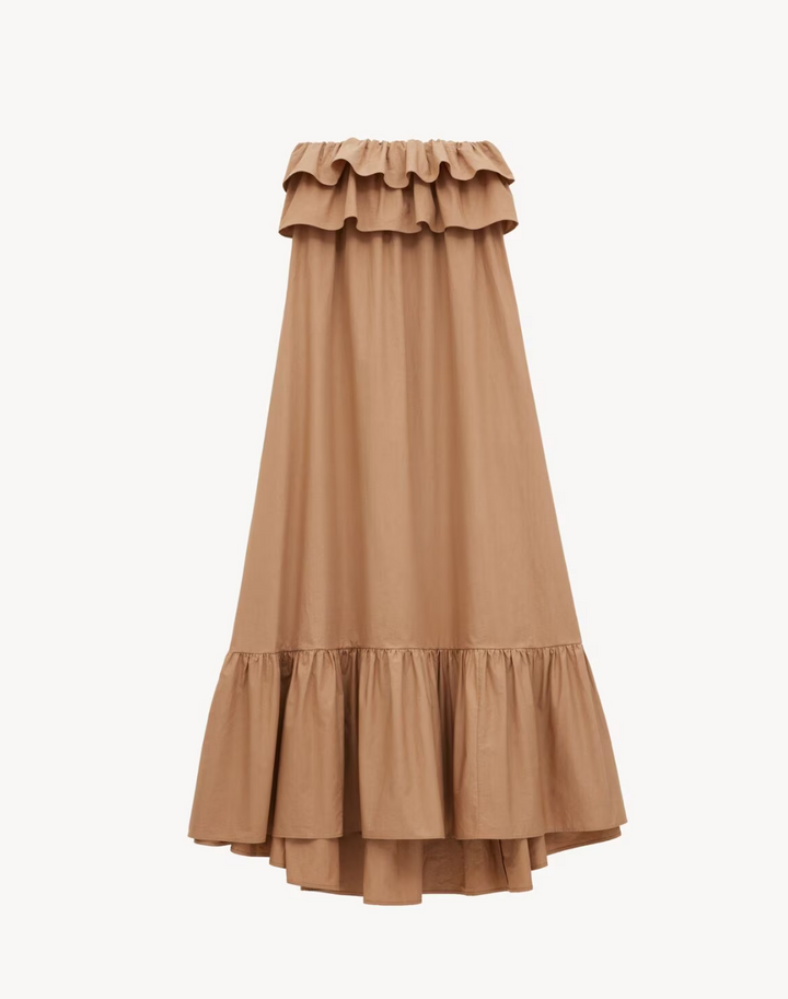 SAINT LAURENT - ROBE À VOLANTS