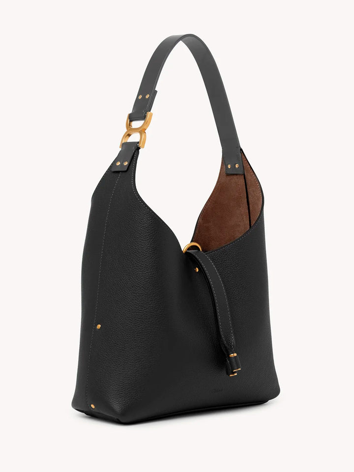 CHLOE - Petit sac hobo Marcie en cuir grainé