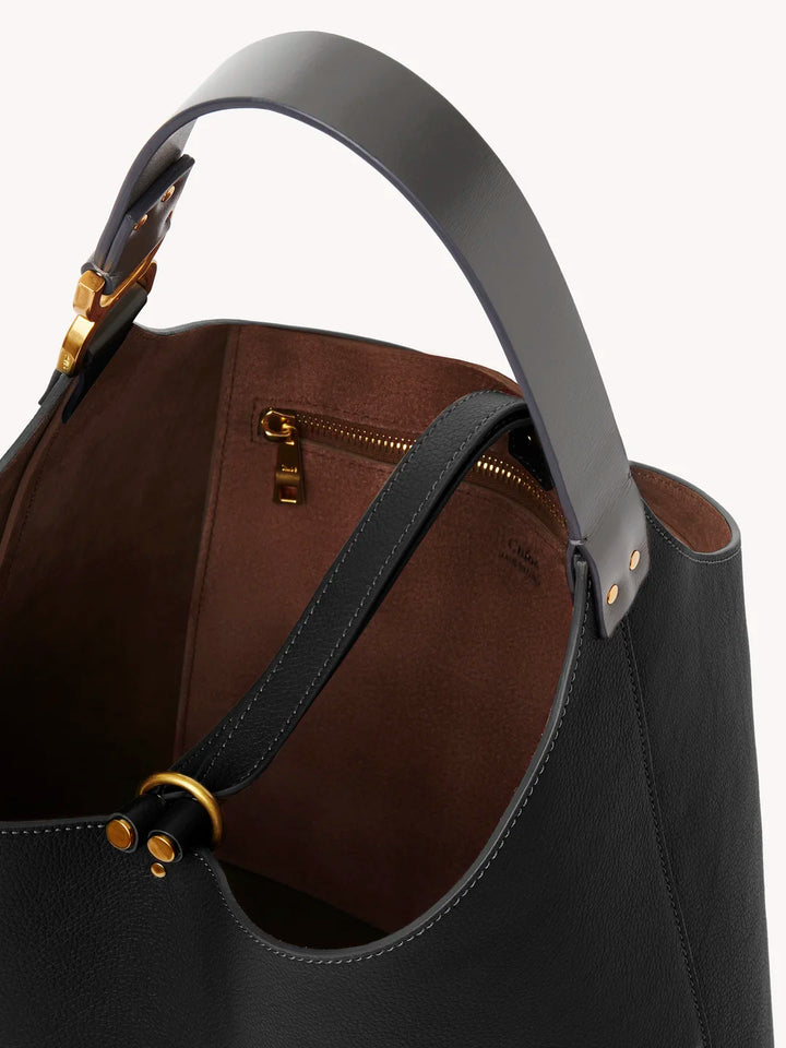 CHLOE - Petit sac hobo Marcie en cuir grainé